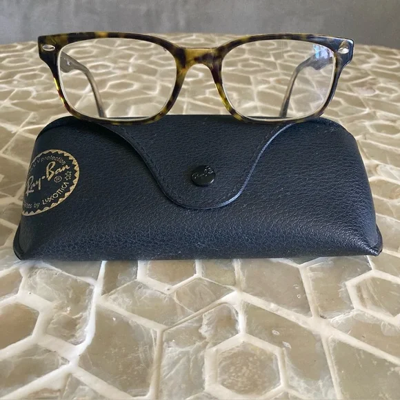 Ray Ban RB5286 eyeglasses in light tortoise - Picture 2 of 9